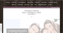 Desktop Screenshot of kurtnishiguchidds.com